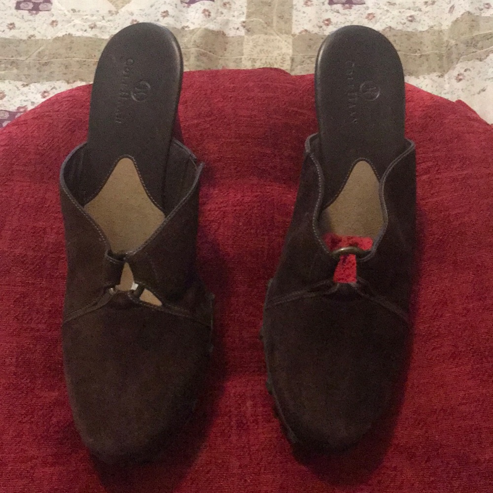 I’m selling designer clogs by Cole Haan.